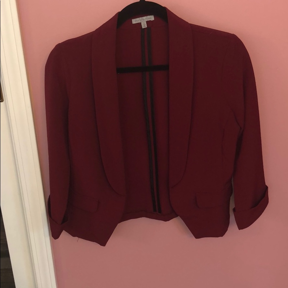 maroon business blouse
